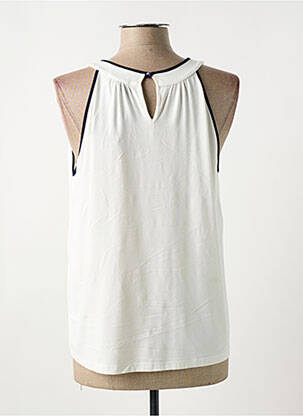 Top stretch sans manche blanc TUZZI femme