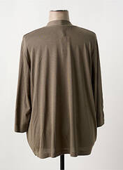 Gilet manches longues marron RABE pour femme seconde vue