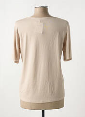T-shirt beige FRANK WALDER pour femme seconde vue