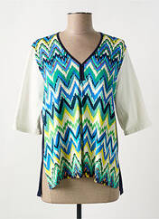 T-shirt bleu FRANCK ANNA pour femme seconde vue