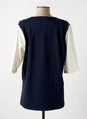 T-shirt bleu FRANCK ANNA pour femme seconde vue