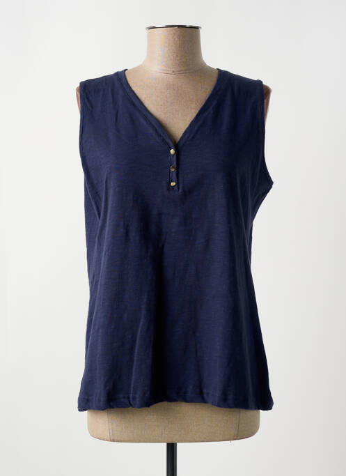 Débardeur bleu GRIFFON pour femme