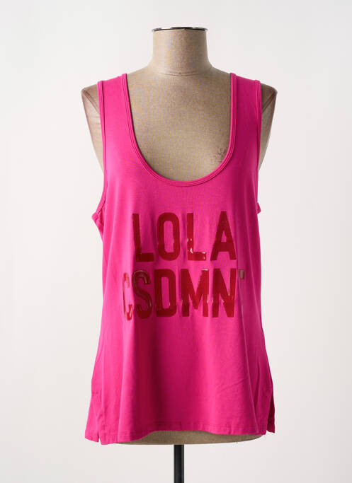 Débardeur rose LOLA CASADEMUNT pour femme