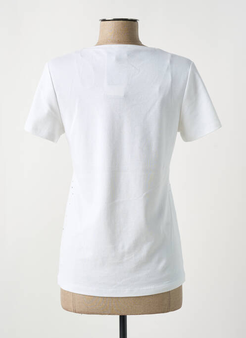 T-shirt blanc MARBLE pour femme