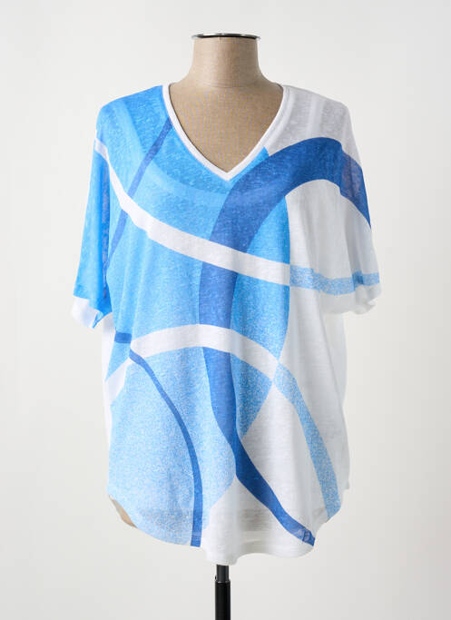 T-shirt blanc MARBLE pour femme