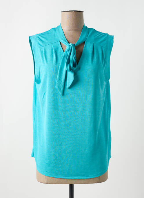 T-shirt bleu MARBLE pour femme