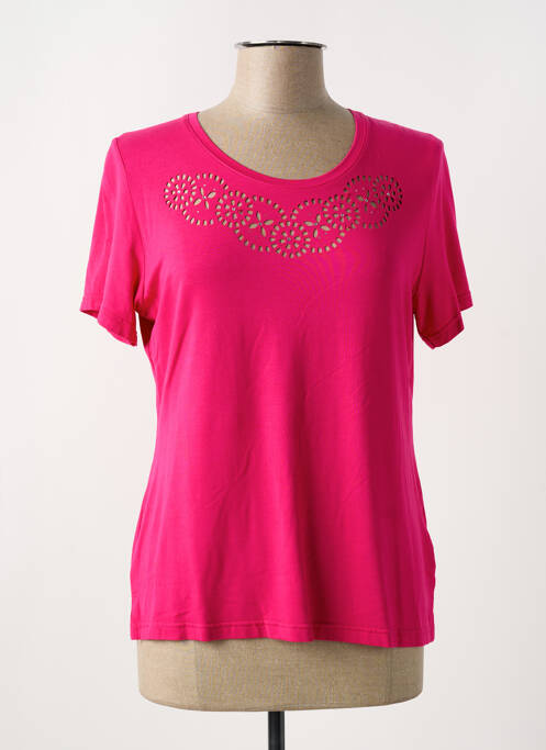 T-shirt rose GUY DUBOUIS pour femme