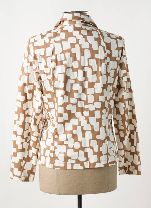 Veste casual marron FRANK WALDER pour femme