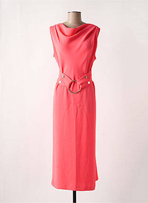 Robe longue sans manche sans manche rose CAROLINE BISS femme