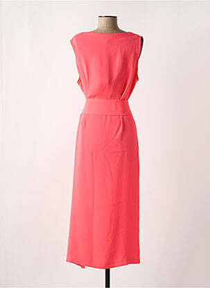 Robe longue sans manche sans manche rose CAROLINE BISS femme