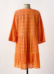 Robe courte orange YESS. pour femme seconde vue