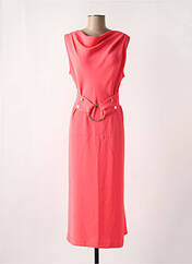 Robe longue rose CAROLINE BISS pour femme seconde vue