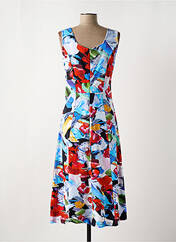 Robe mi-longue bleu DOLCEZZA pour femme seconde vue