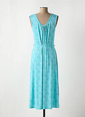 Robe mi-longue bleu MARBLE pour femme seconde vue