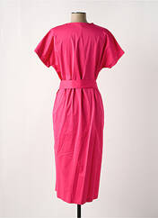 Robe mi-longue rose CAROLINE BISS pour femme seconde vue