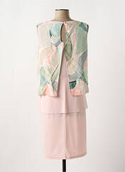 Robe mi-longue rose GREGORY PAT pour femme seconde vue