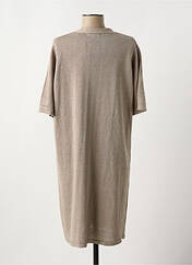 Robe pull marron DOREE CACHEMIRE pour femme seconde vue