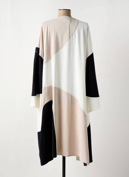 Gilet manches longues beige EVER SASSY pour femme