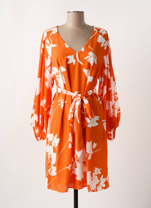 Robe courte orange JOSEPH RIBKOFF pour femme