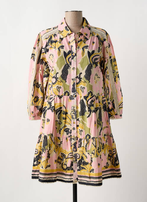 Robe courte rose ANANKE pour femme