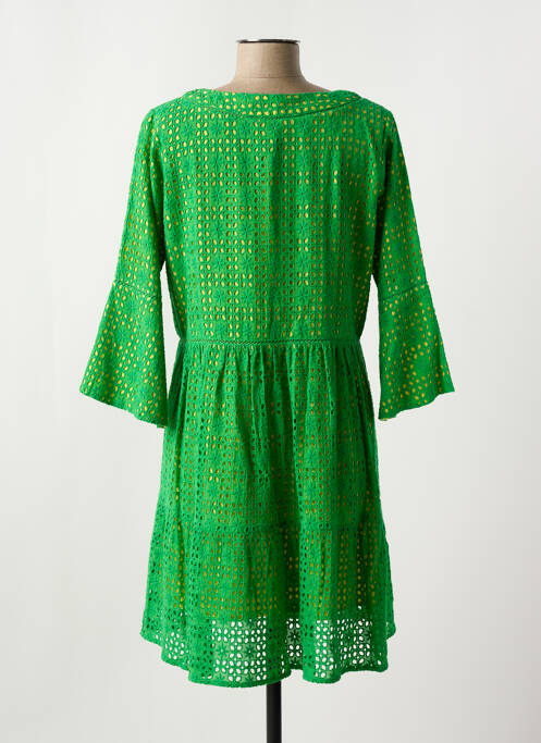 Robe courte vert YESS. pour femme