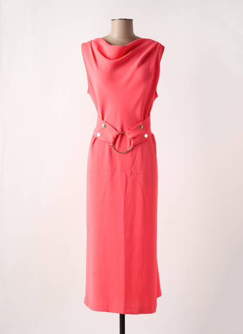 Robe longue rose CAROLINE BISS pour femme