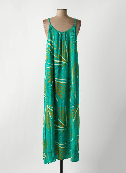 Robe longue vert LOLA ESPELETA pour femme