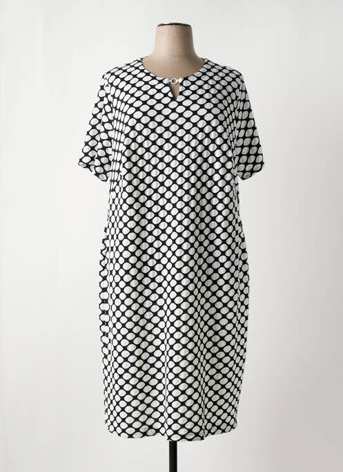 Robe mi-longue noir FRANK WALDER pour femme