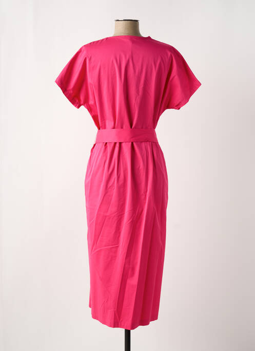 Robe mi-longue rose CAROLINE BISS pour femme
