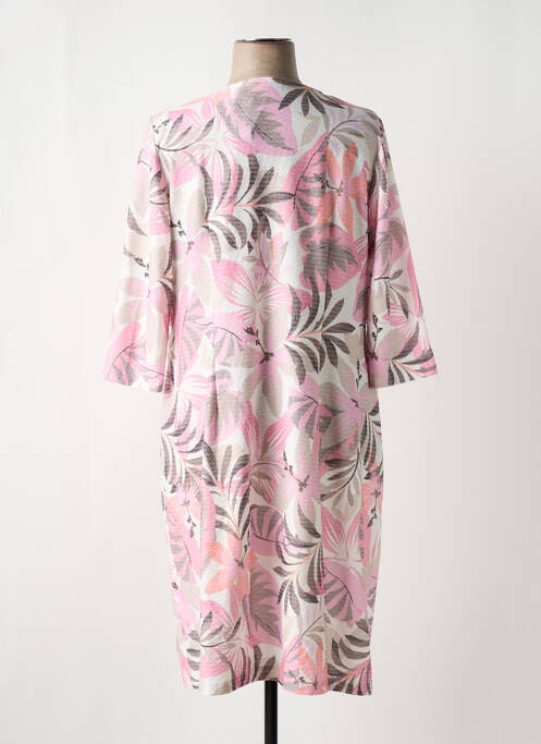 Robe mi-longue rose FRANK WALDER pour femme