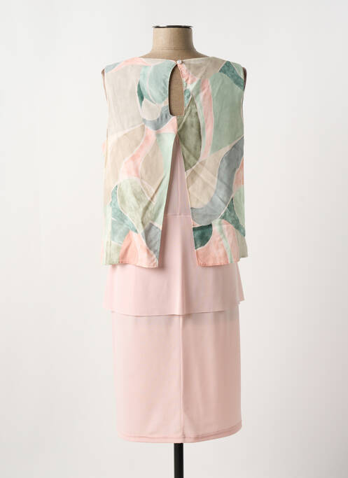 Robe mi-longue rose GREGORY PAT pour femme