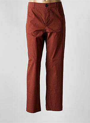 Pantalon chino tissage popeline taille normale marron PHISIQUE DU ROLE femme