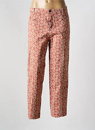 Jeans coupe droite stretch taille normale rose MKT STUDIO femme