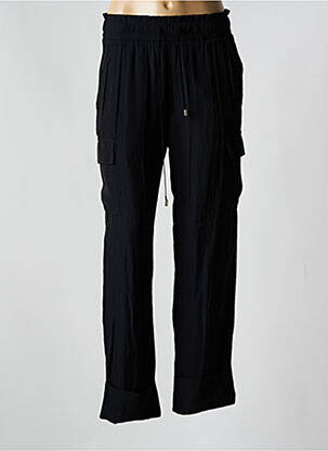 Pantalon cargo slim taille normale noir BERENICE femme