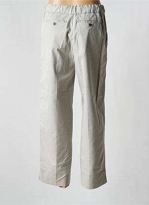 Pantalon chino tissage popeline taille normale gris SOEUR femme