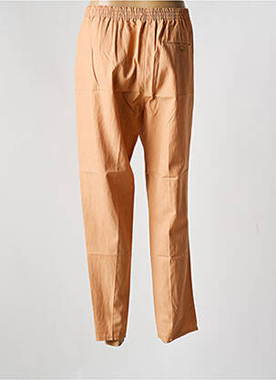Pantalon droit tissage popeline taille normale rose FORTE-FORTE femme