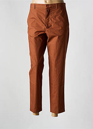 Pantalon 7/8 taille à pinces taille normale marron SOEUR femme