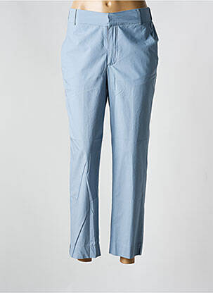 Pantalon 7/8 tissage popeline taille normale bleu ATTIC AND BARN femme