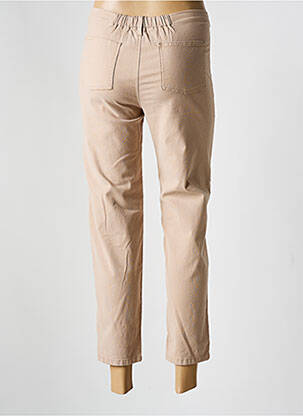 Pantalon 7/8 stretch taille normale marron BERENICE femme