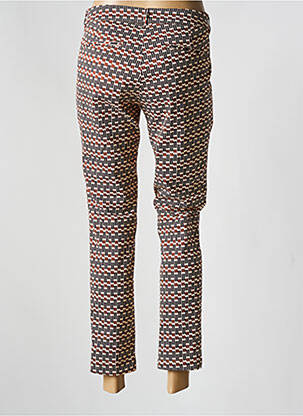 Pantalon 7/8 stretch taille normale marron MKT STUDIO femme