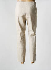 Pantalon 7/8 beige MALIPARMI pour femme seconde vue