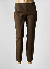 Pantalon 7/8 marron MALIPARMI pour femme seconde vue