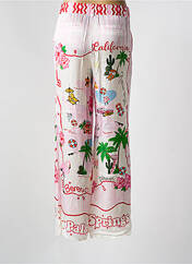 Pantalon droit rose BERENICE pour femme seconde vue