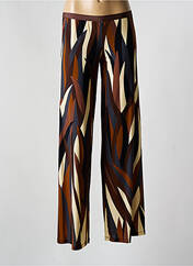 Pantalon large marron SIYU pour femme seconde vue