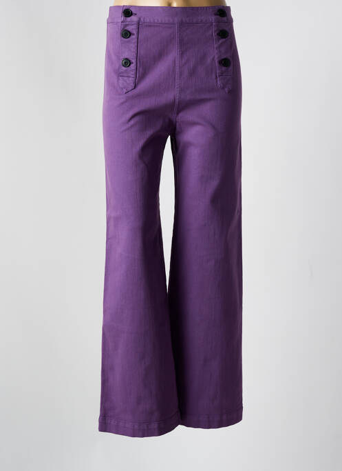 Jean coupe flare violet MASSCOB pour femme