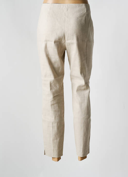 Pantalon 7/8 beige MALIPARMI pour femme