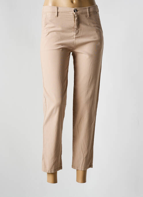 Pantalon 7/8 marron BERENICE pour femme