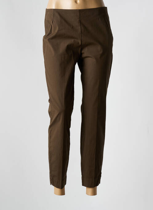 Pantalon 7/8 marron MALIPARMI pour femme
