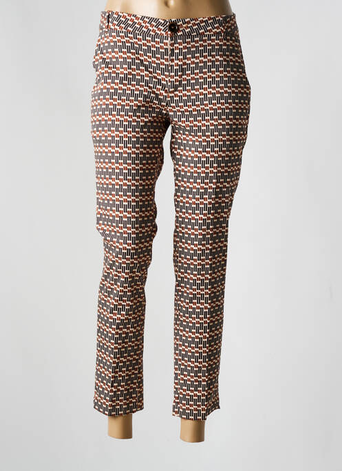 Pantalon 7/8 marron MKT STUDIO pour femme