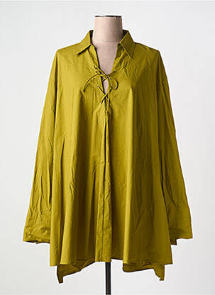 Blouse manches longues manches longues vert FORTE femme